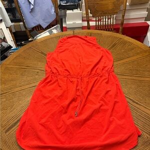 Athleta Red Sleeveless Dress
